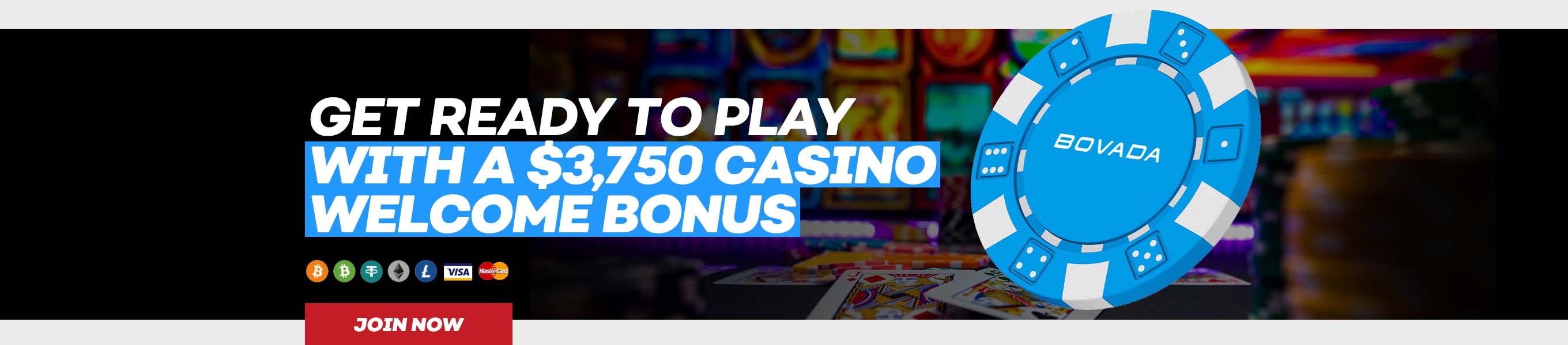 get up to $3,750 casino welcome bonus